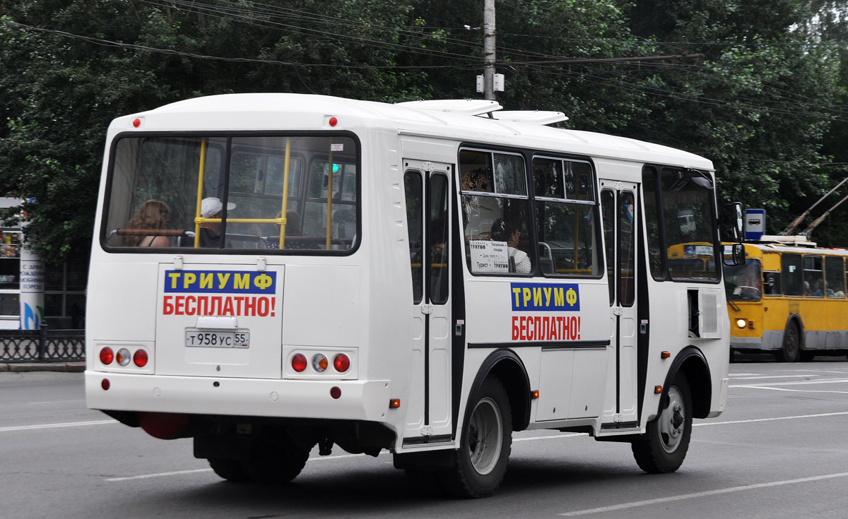 Омская область, ПАЗ-32054 № Т 958 УС 55