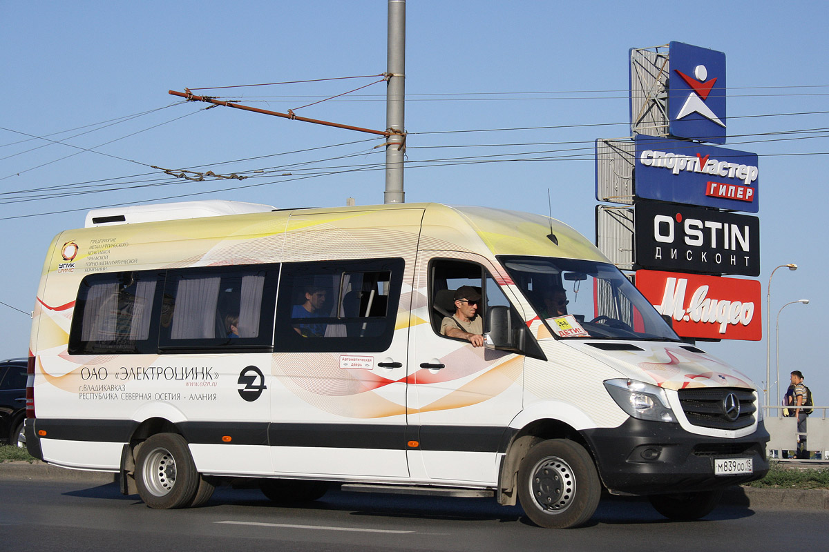 Северная Осетия, Луидор-223602 (MB Sprinter) № М 839 ОО 15 — Фото —  Автобусный транспорт