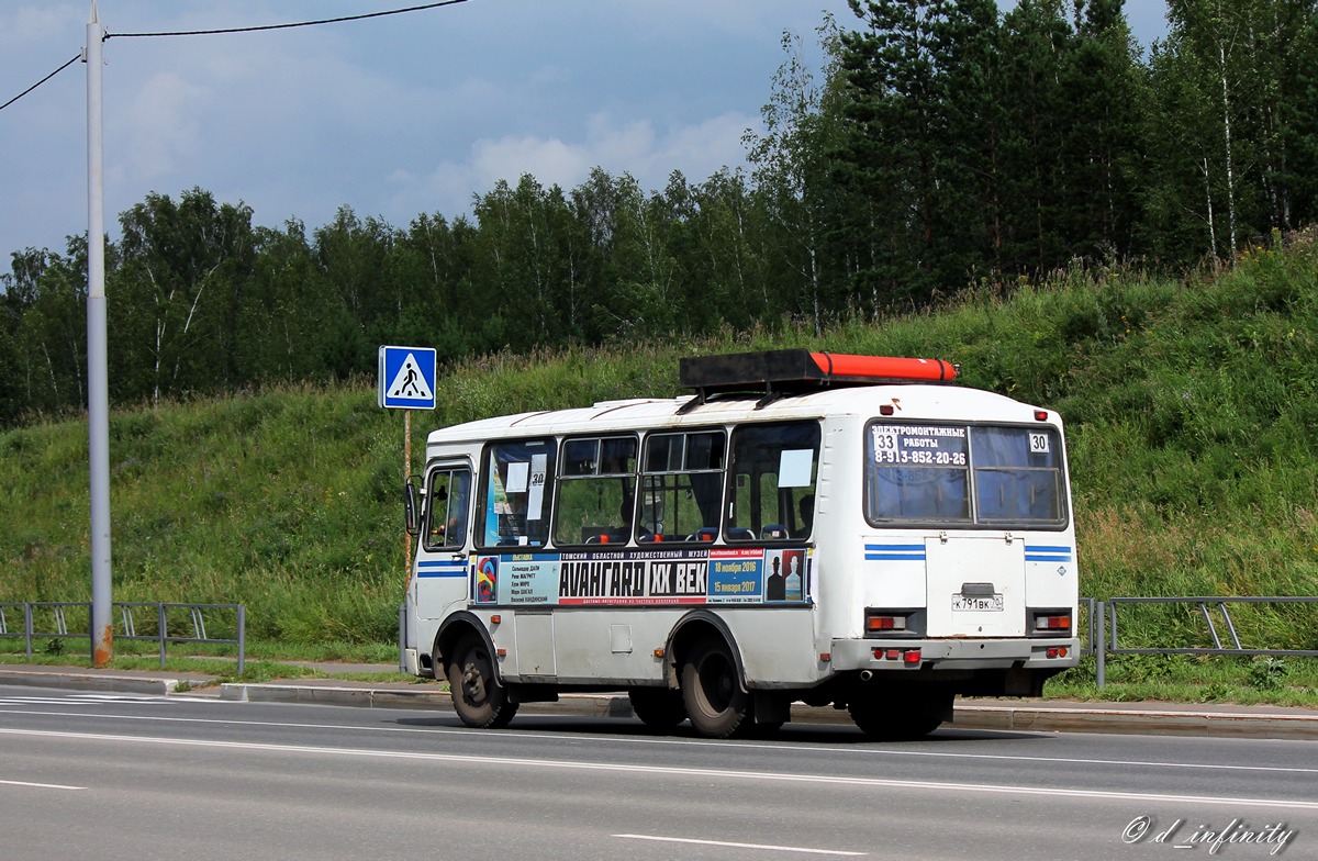 Томская область, ПАЗ-32054 № К 791 ВК 70