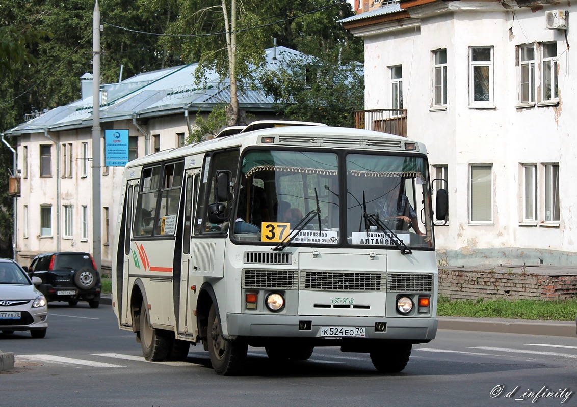 Томская область, ПАЗ-32054 № К 524 ЕО 70