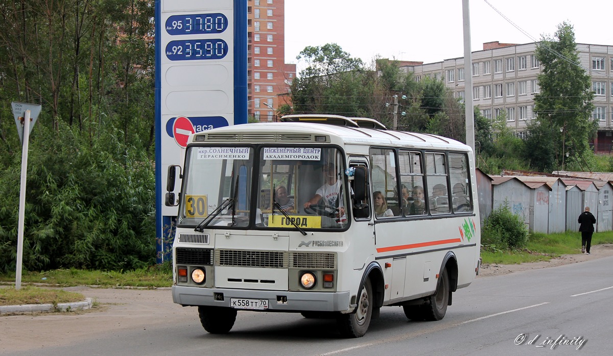 Томская область, ПАЗ-32054 № К 558 ТТ 70