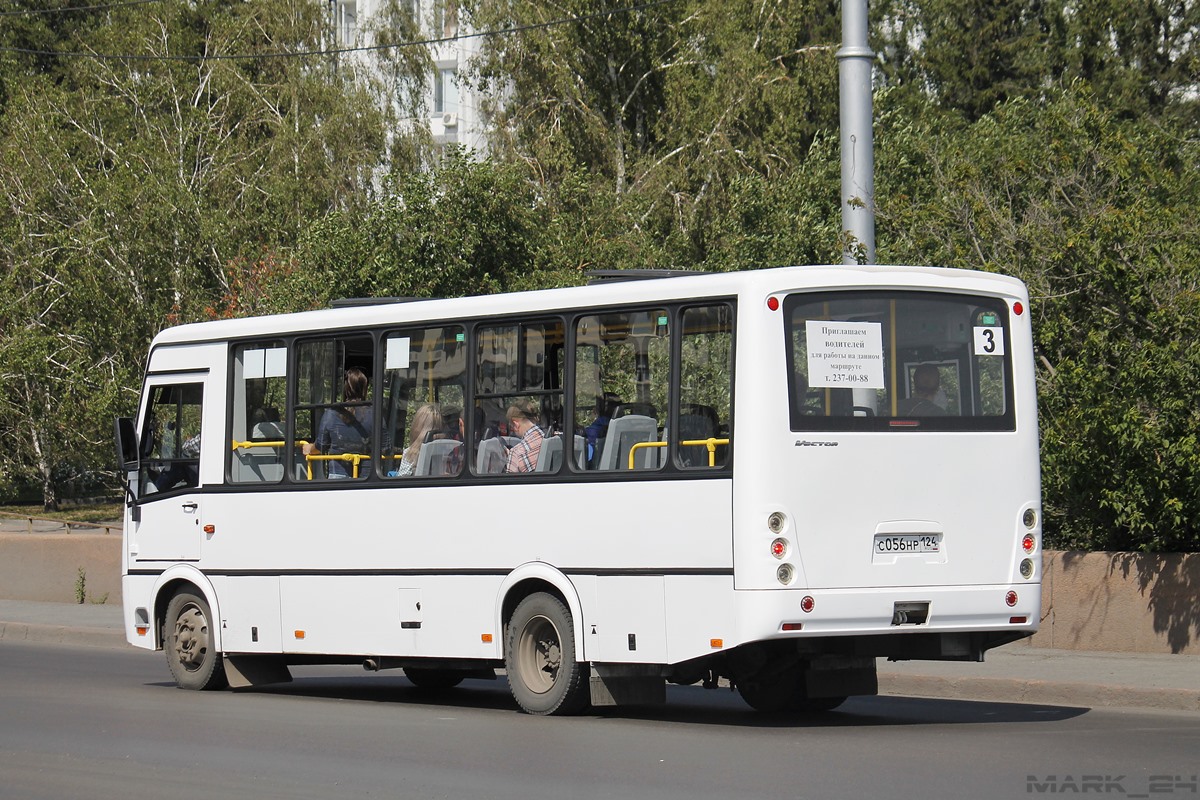 Красноярский край, ПАЗ-320412-05 "Вектор" № С 056 НР 124