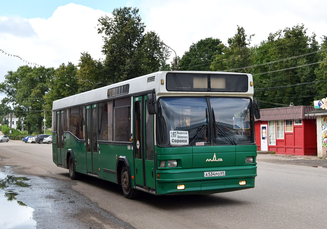 Tverės regionas, MAZ-104.021 Nr. А 534 РО 69