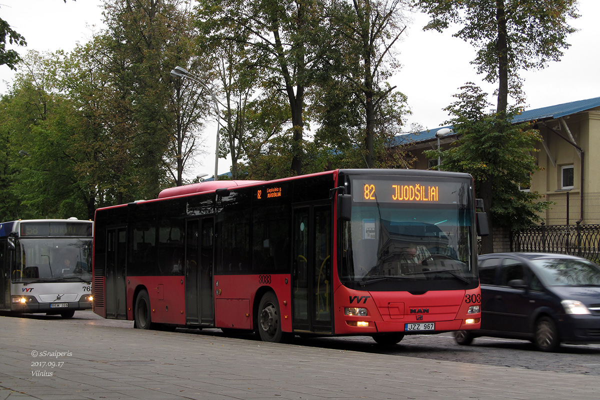 Литва, MAN A21 Lion's City NL273 № 3033