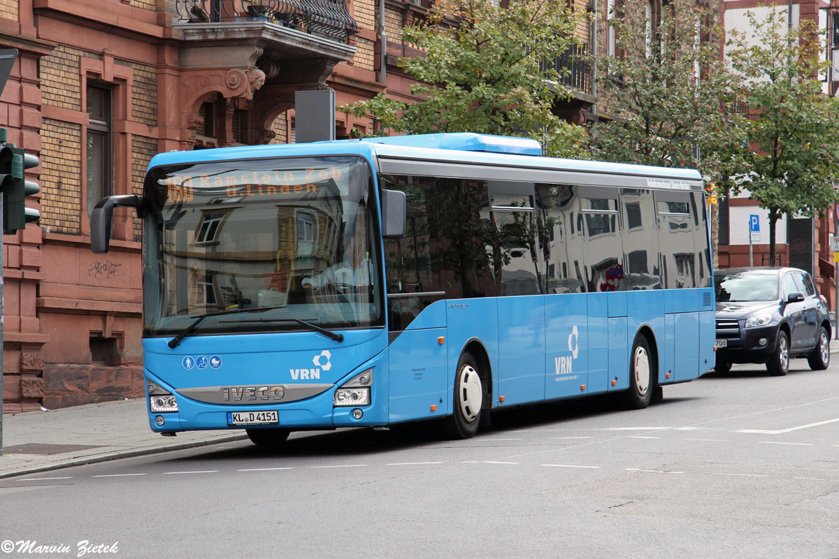 Рейнланд-Пфальц, IVECO Crossway LE CITY 12M № KL-D 4151