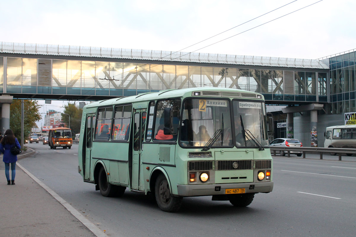 Томская область, ПАЗ-32054 № АС 487 70