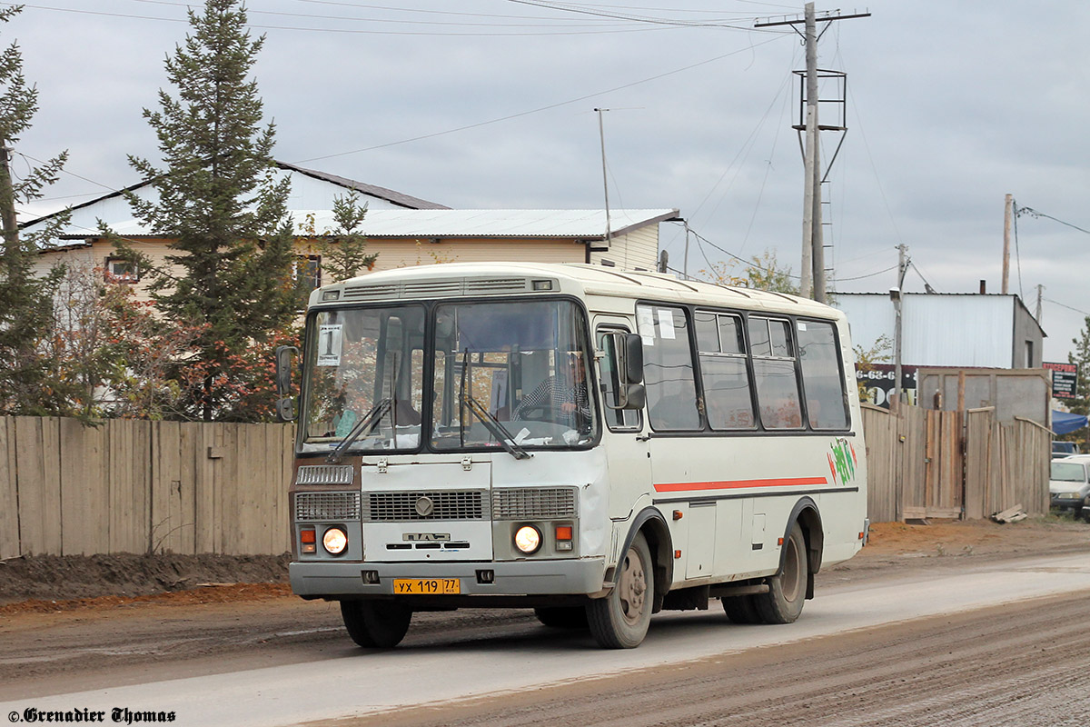 Sakha (Yakutia), PAZ-32054 # УХ 119 77