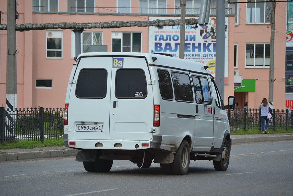 Чувашия, ГАЗ-322125 (X96) № Е 980 СМ 21