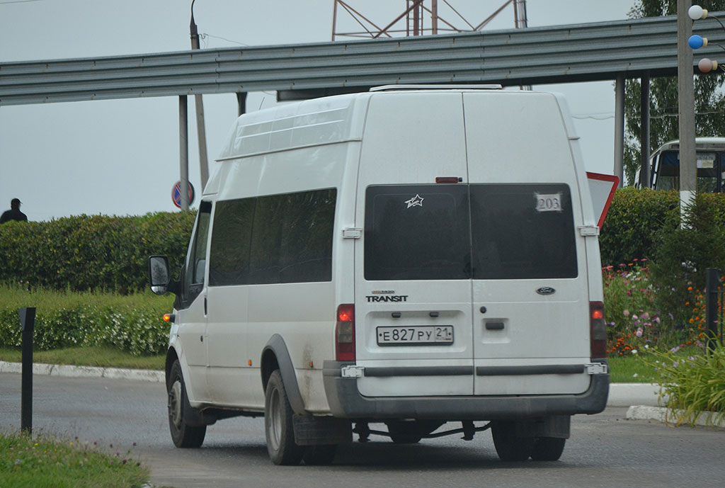 Чувашия, ПАЗ-3030 (Ford Transit) № Е 827 РУ 21