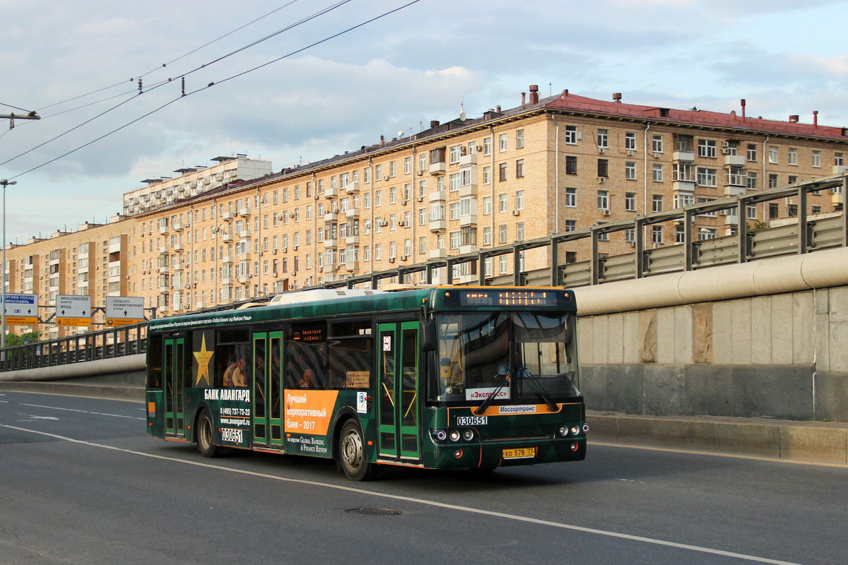 Moskau, LiAZ-5292.22 (2-2-2) Nr. 030651