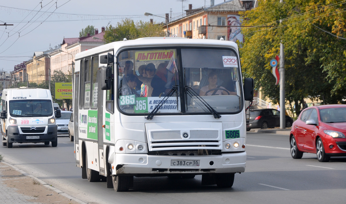 Омская область, ПАЗ-320302-08 № 5805