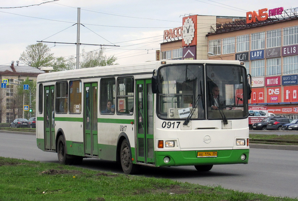 Вологодская область, ЛиАЗ-5256.25 № 0917