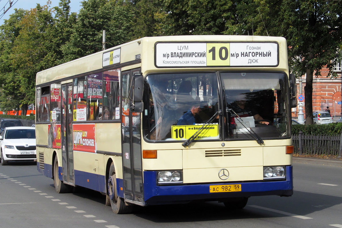 Пермский край, Mercedes-Benz O405 № АС 982 59