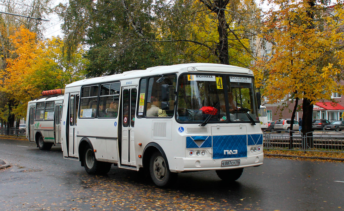 Томская область, ПАЗ-32054 № Е 887 СУ 70