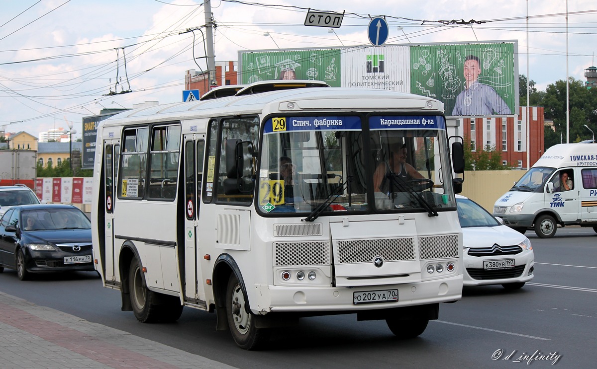 Томская область, ПАЗ-32054 № О 202 УА 70