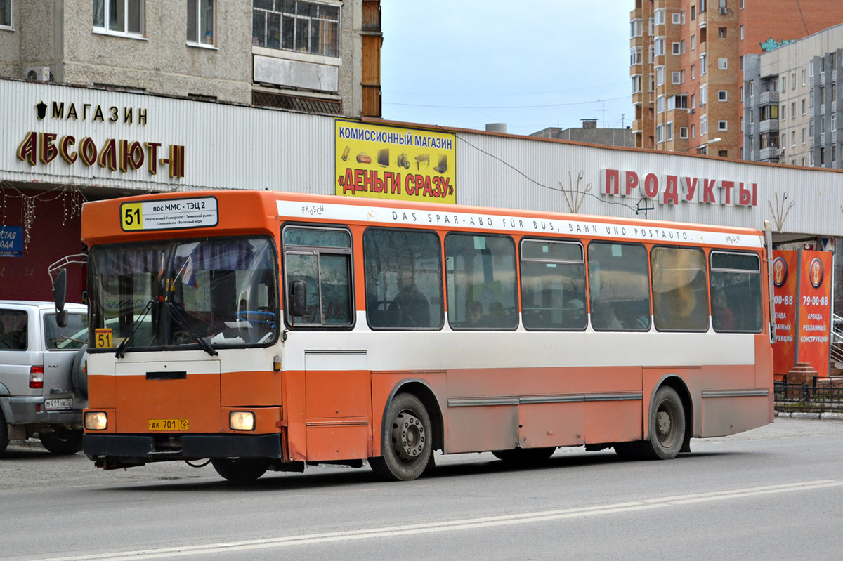 Тюменская область, Hess № АК 701 72