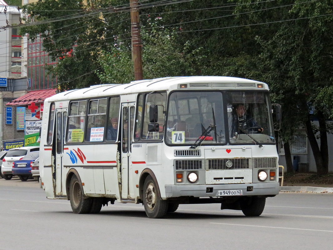 Кировская область, ПАЗ-4234 № В 949 ОО 43