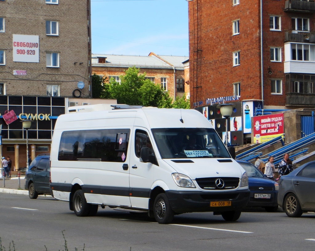 Удмуртия, Луидор-223602 (MB Sprinter) № СА 008 18