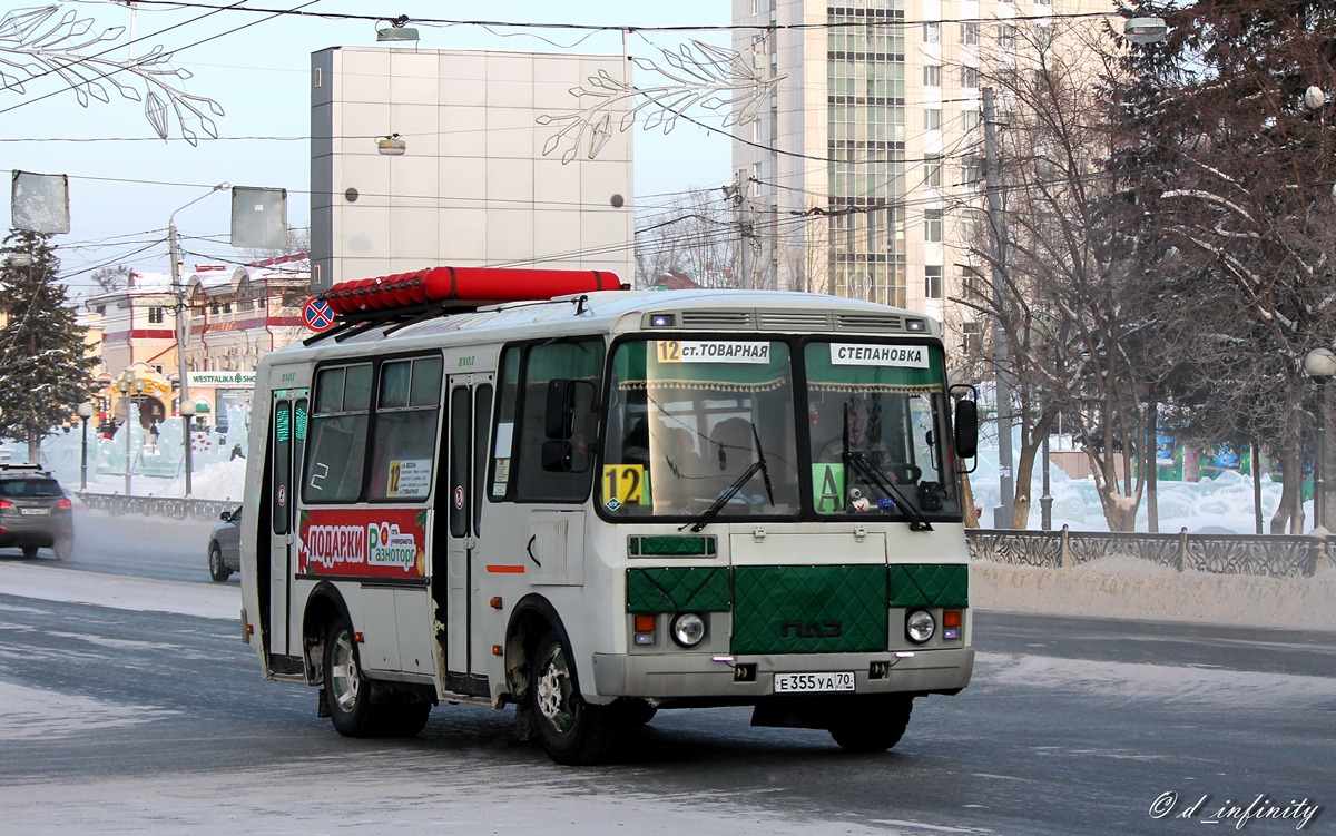 Томская область, ПАЗ-32054 № Е 355 УА 70