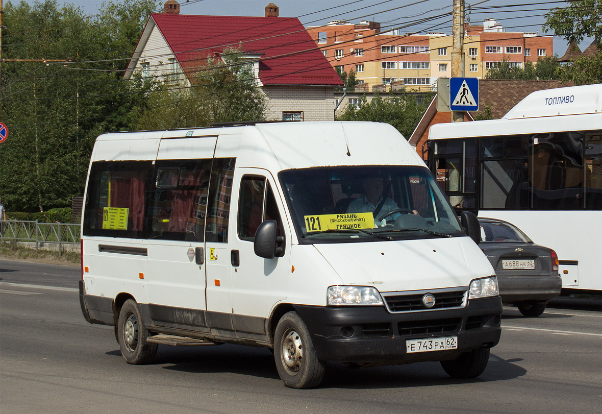 Рязанская область, FIAT Ducato 244 [RUS] № Е 743 РА 62