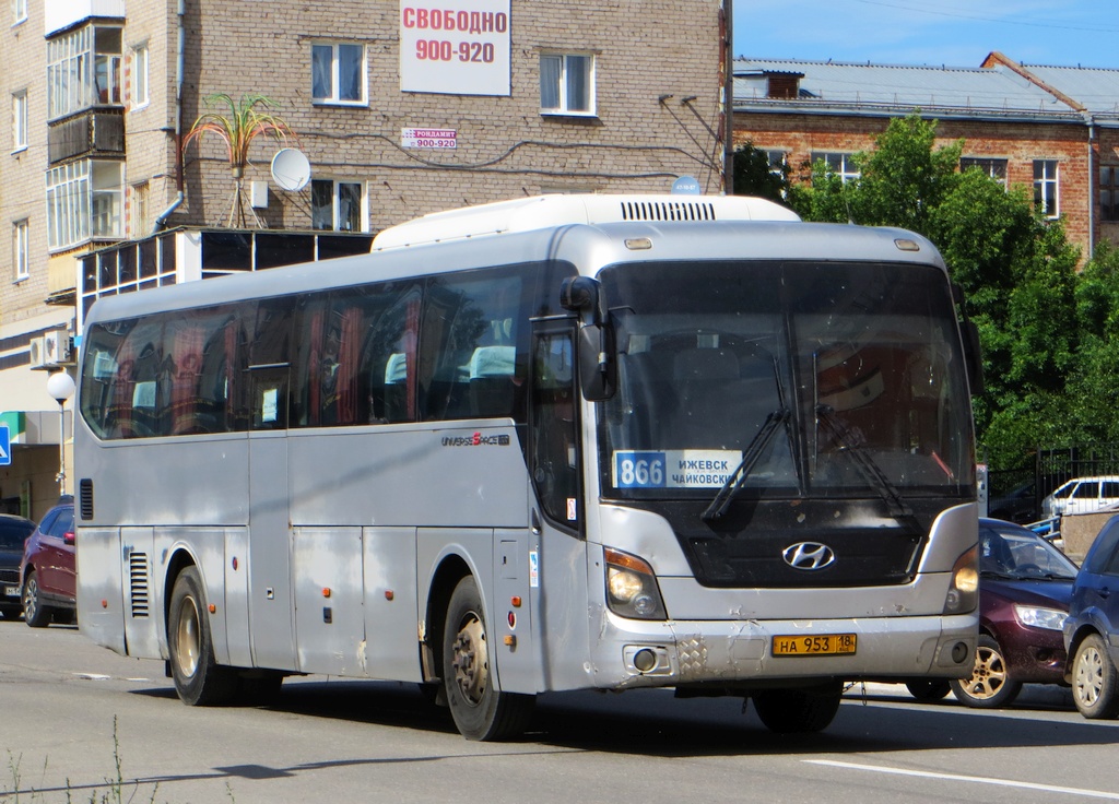 Удмуртия, Hyundai Universe Space Luxury № НА 953 18