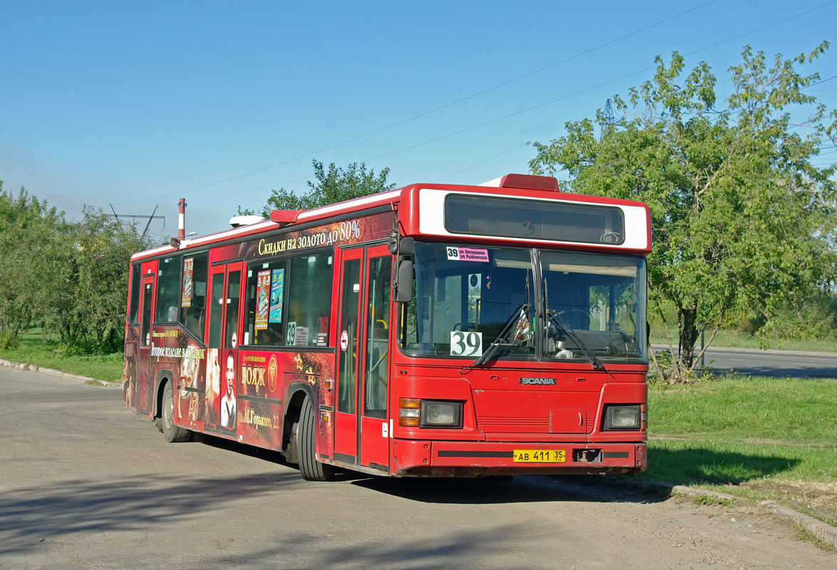 Вологодская область, Scania CN113CLL MaxCi № АВ 411 35