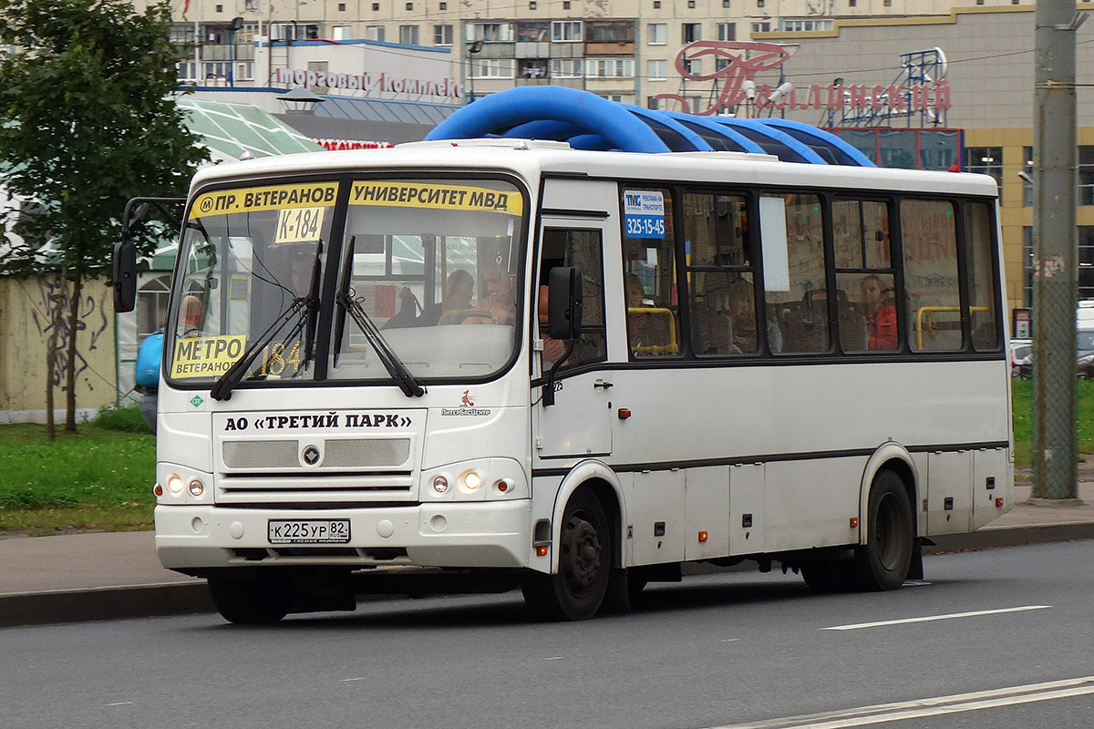 Санкт-Петербург, ПАЗ-320412-14 № К 225 УР 82