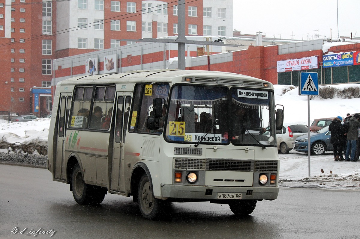 Томская область, ПАЗ-32054 № А 187 СВ 152