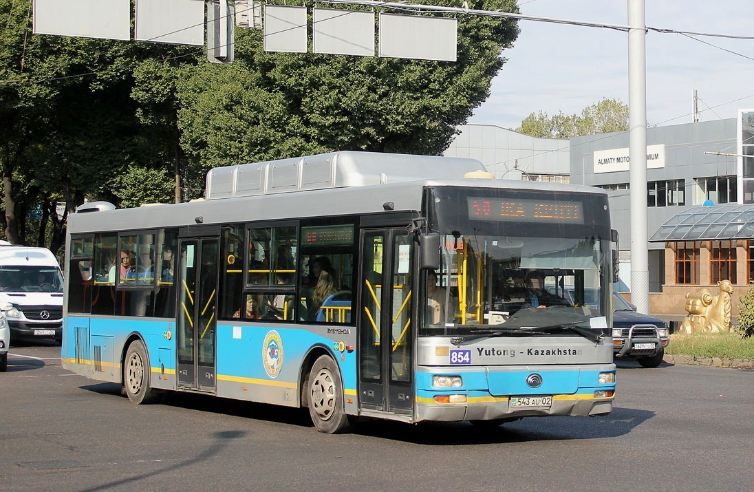 Алматы, Yutong ZK6118HGA № 854