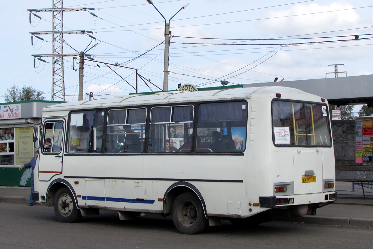 Красноярский край, ПАЗ-32054 № ЕА 917 24