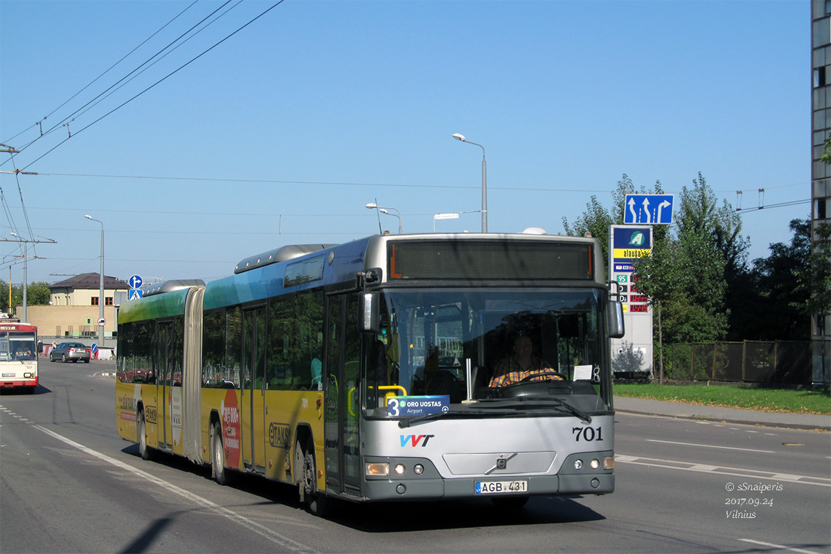 Литва, Volvo 7700A № 701