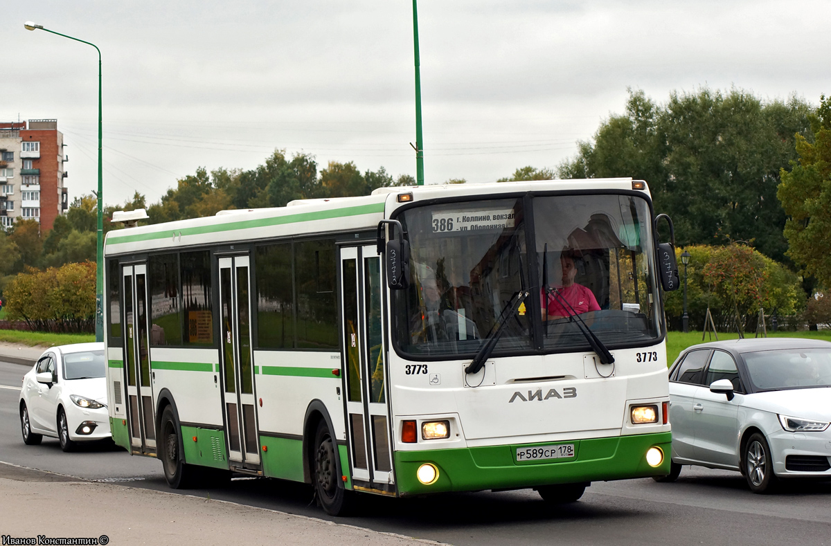 Санкт-Петербург, ЛиАЗ-5293.60 № 3773