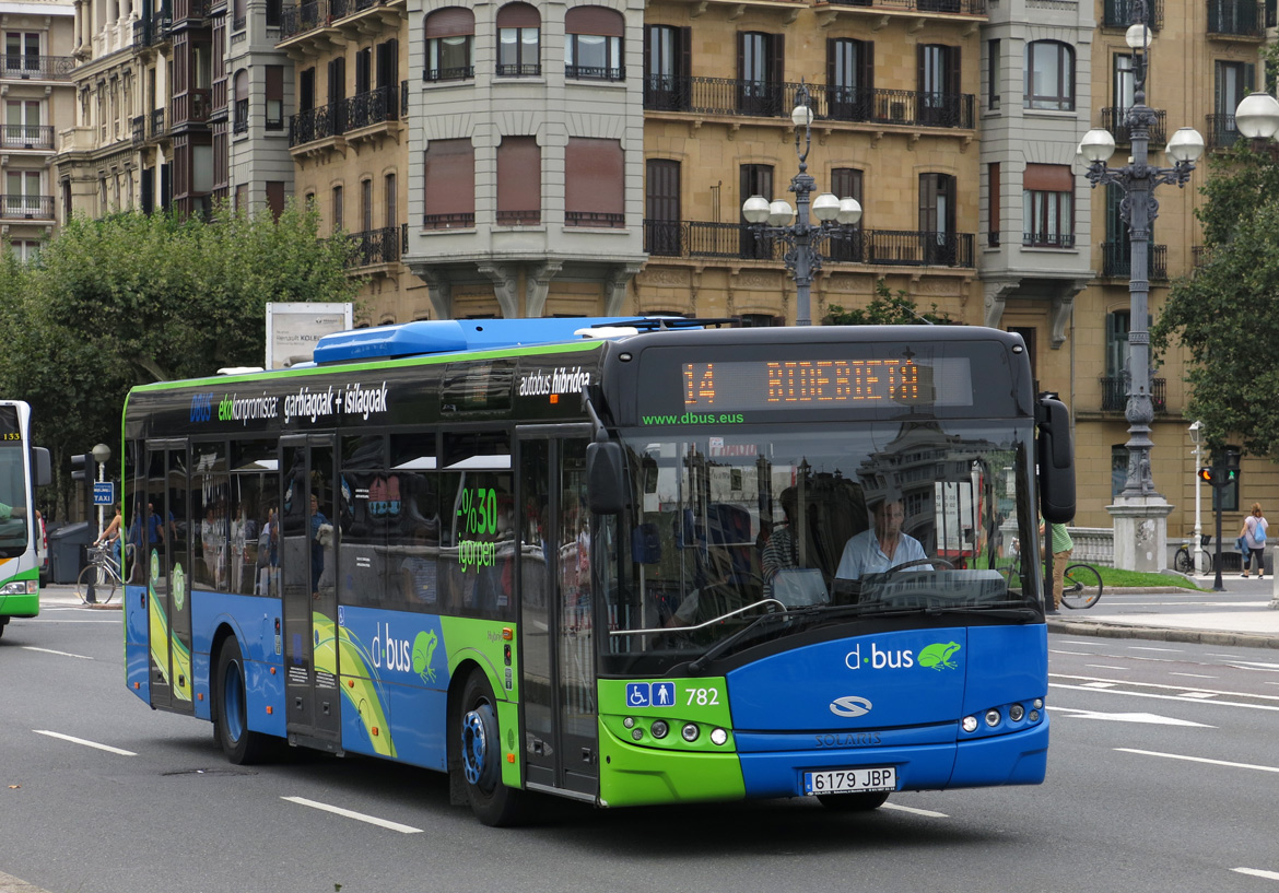 Hiszpania, Solaris Urbino III 12 hybrid Nr 782