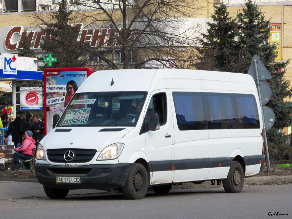 Днепропетровская область, Mercedes-Benz Sprinter W906 313CDI № AE 8724 CE