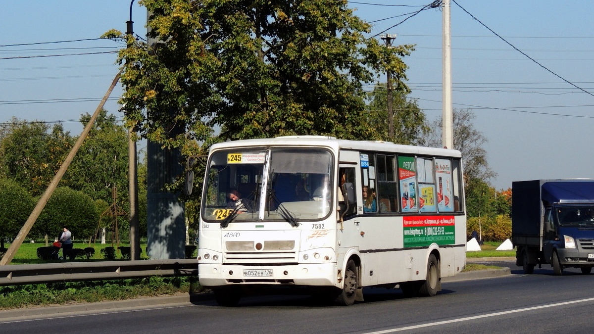 Санкт-Петербург, ПАЗ-320412-05 № 7582