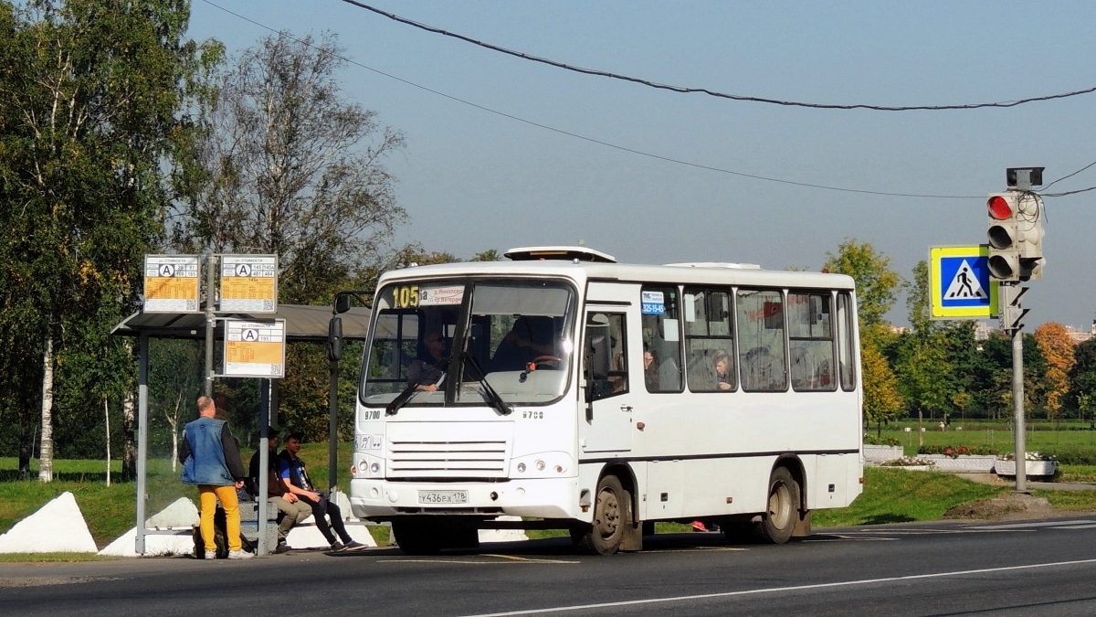 Санкт-Петербург, ПАЗ-320302-11 № 9700