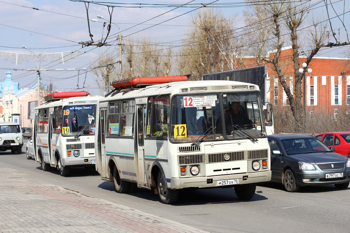 Томская область, ПАЗ-32053 № М 257 ОХ 70