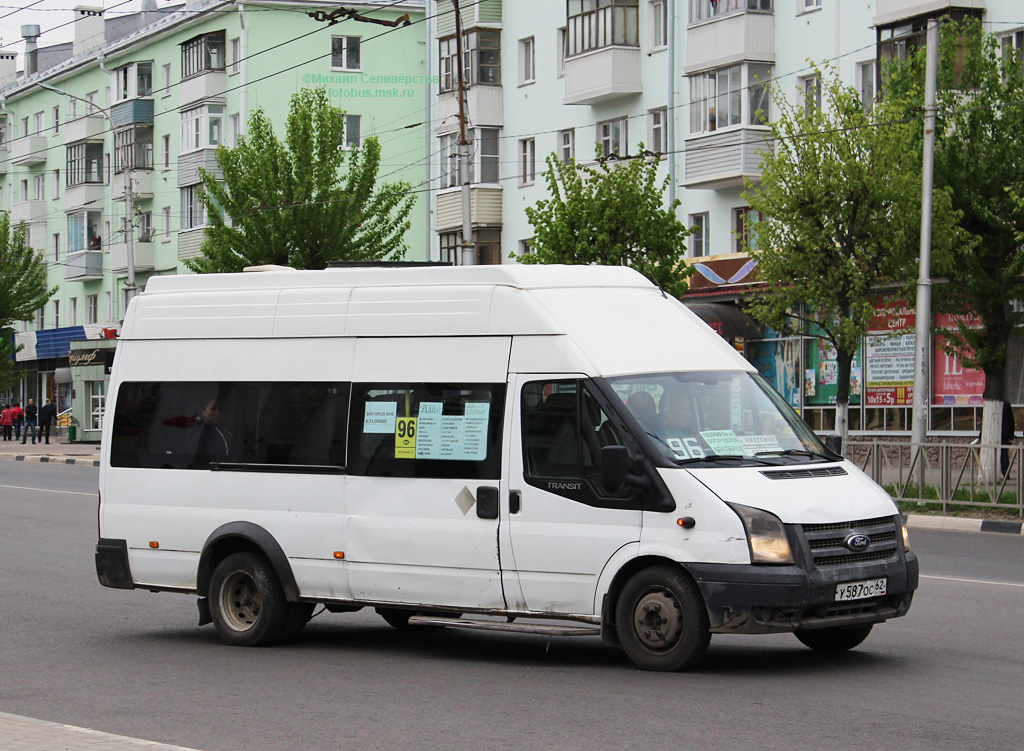 Ryazan region, Nizhegorodets-222708  (Ford Transit) # У 587 ОС 62