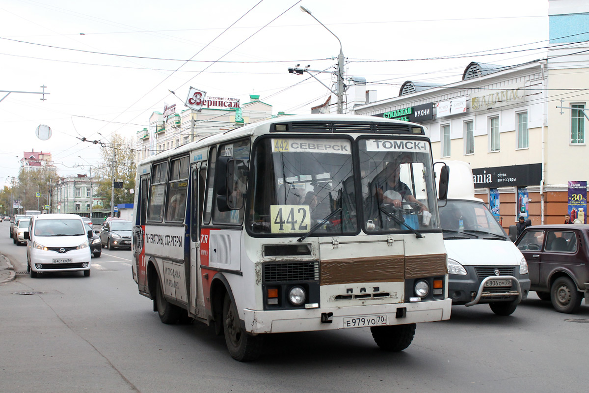 Томская область, ПАЗ-32054 № Е 979 УО 70