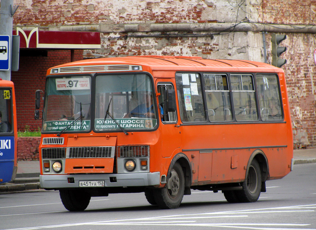 Нижегородская область, ПАЗ-32054 № А 451 УА 152