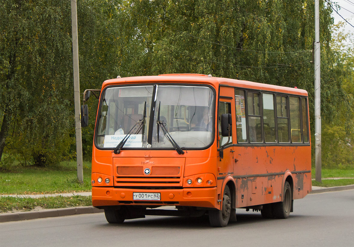 Рязанская область, ПАЗ-320412-05 № У 001 РС 62