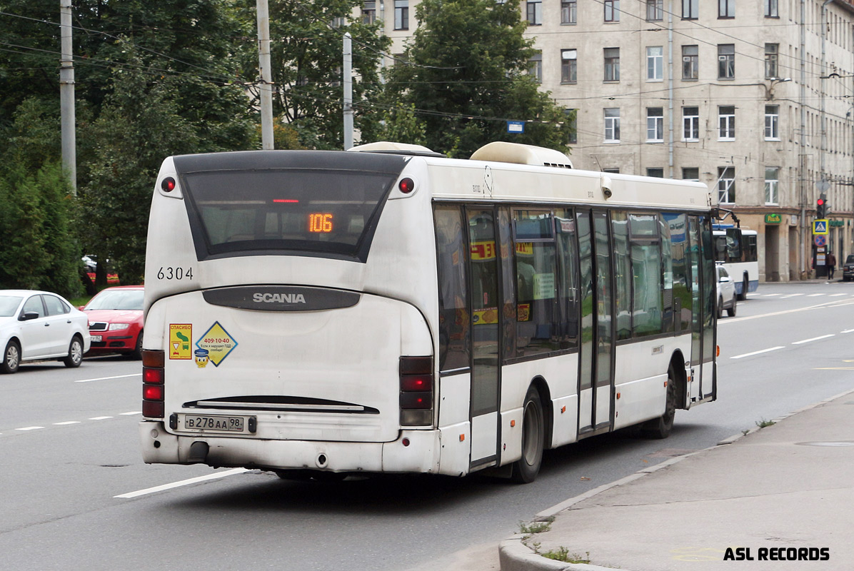 Санкт-Петербург, Scania OmniLink I (Скания-Питер) № 6304