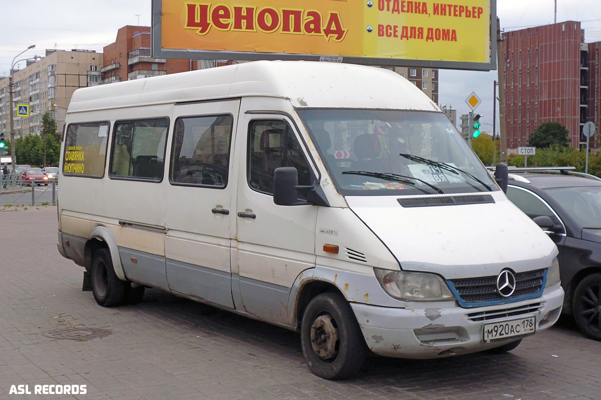 Санкт-Петербург, Mercedes-Benz Sprinter W904 408CDI № М 920 АС 178