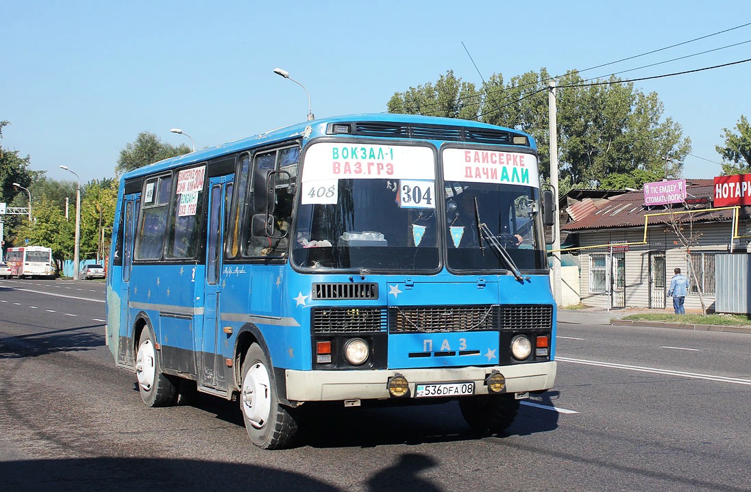 Алматинская область, ПАЗ-32054-07 № 536 DFA 08