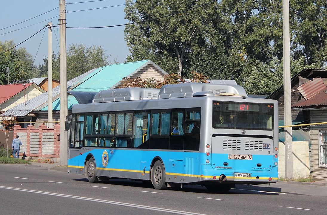 Алматы, Yutong ZK6118HGA № 513