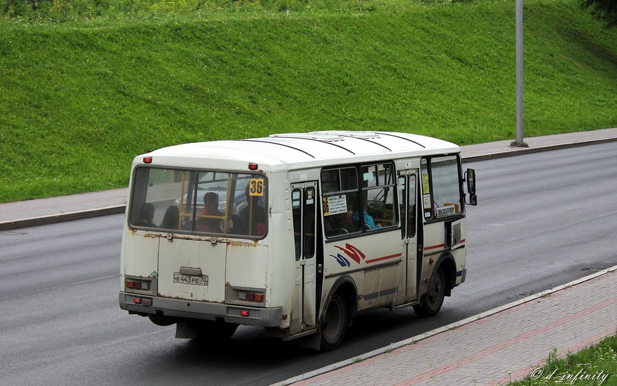 Томская область, ПАЗ-32054 № Е 443 РЕ 70