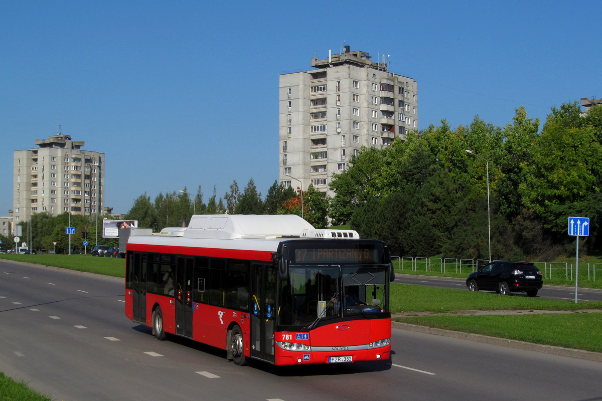 Литва, Solaris Urbino III 12 CNG № 781