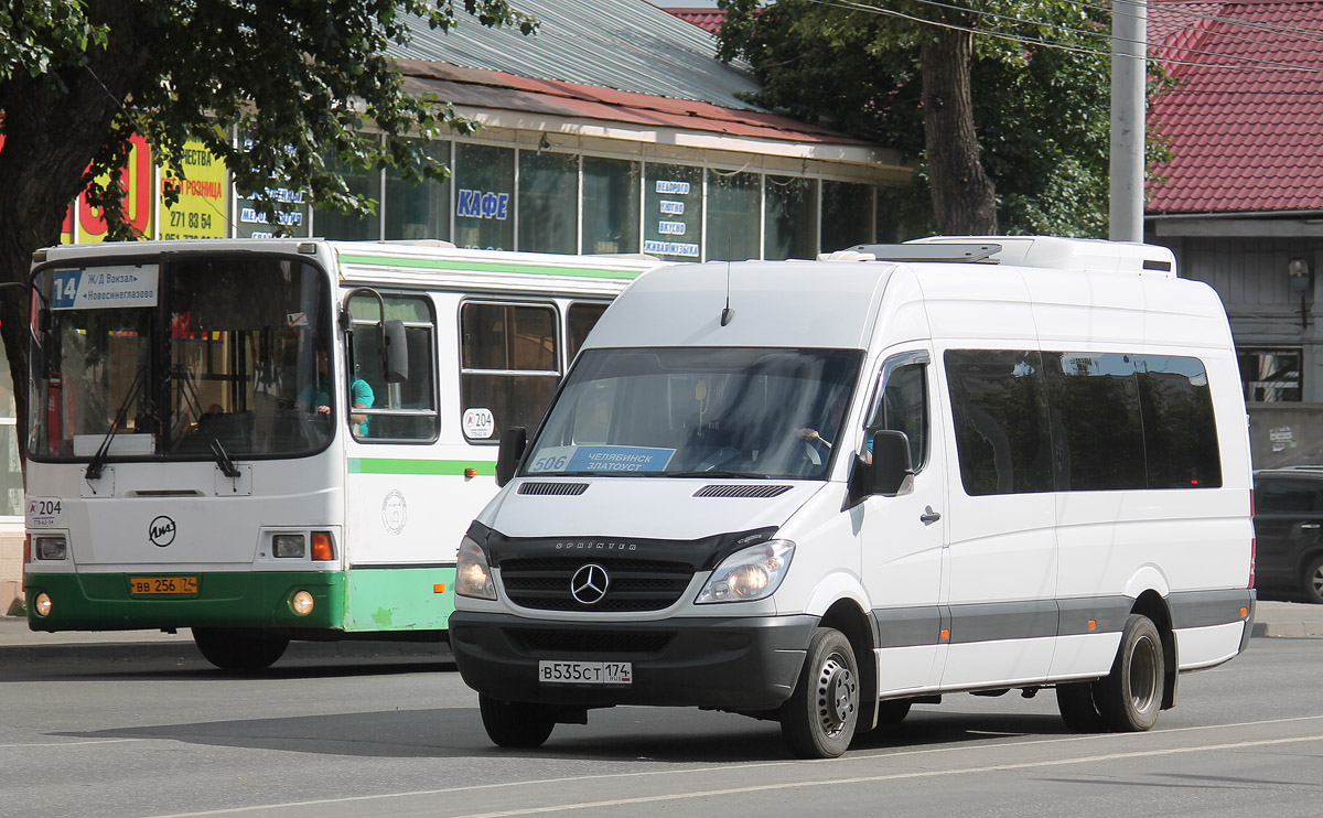 Челябинская область, Луидор-223602 (MB Sprinter) № В 535 СТ 174