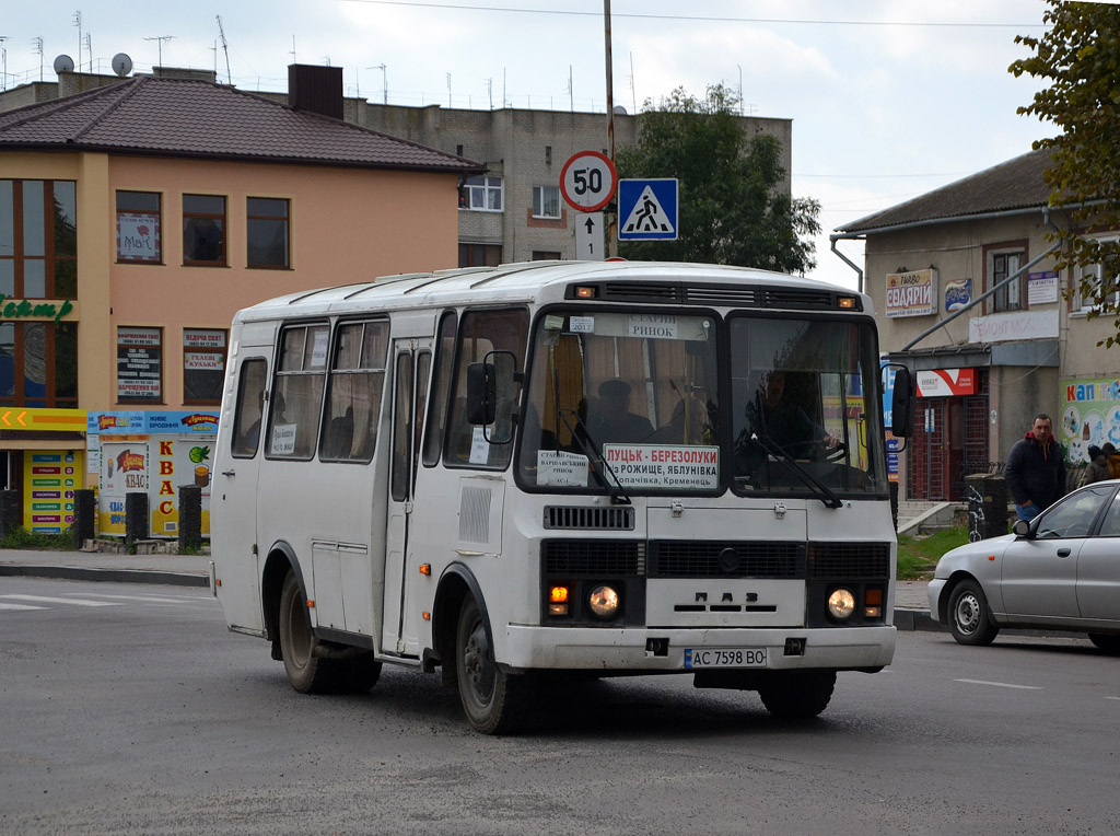 Волынская область, ПАЗ-3205  (все) № AC 7598 BO