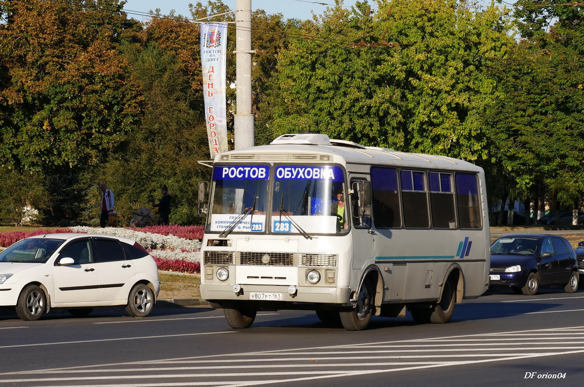 Ростовская область, ПАЗ-32053 № У 807 РТ 161